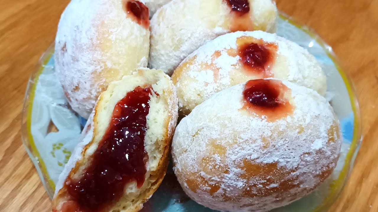 بدون نقطة زيت| أخف وأنعم دونات مخبوزة فى الفرن |خفيفة كالقطن |soft and Fluffy baked dounts recipe | 