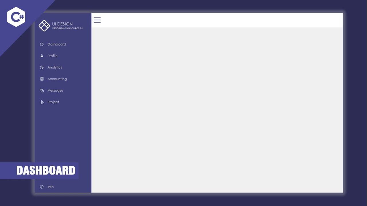 How to Create a Clean Dashboard Design Using C#