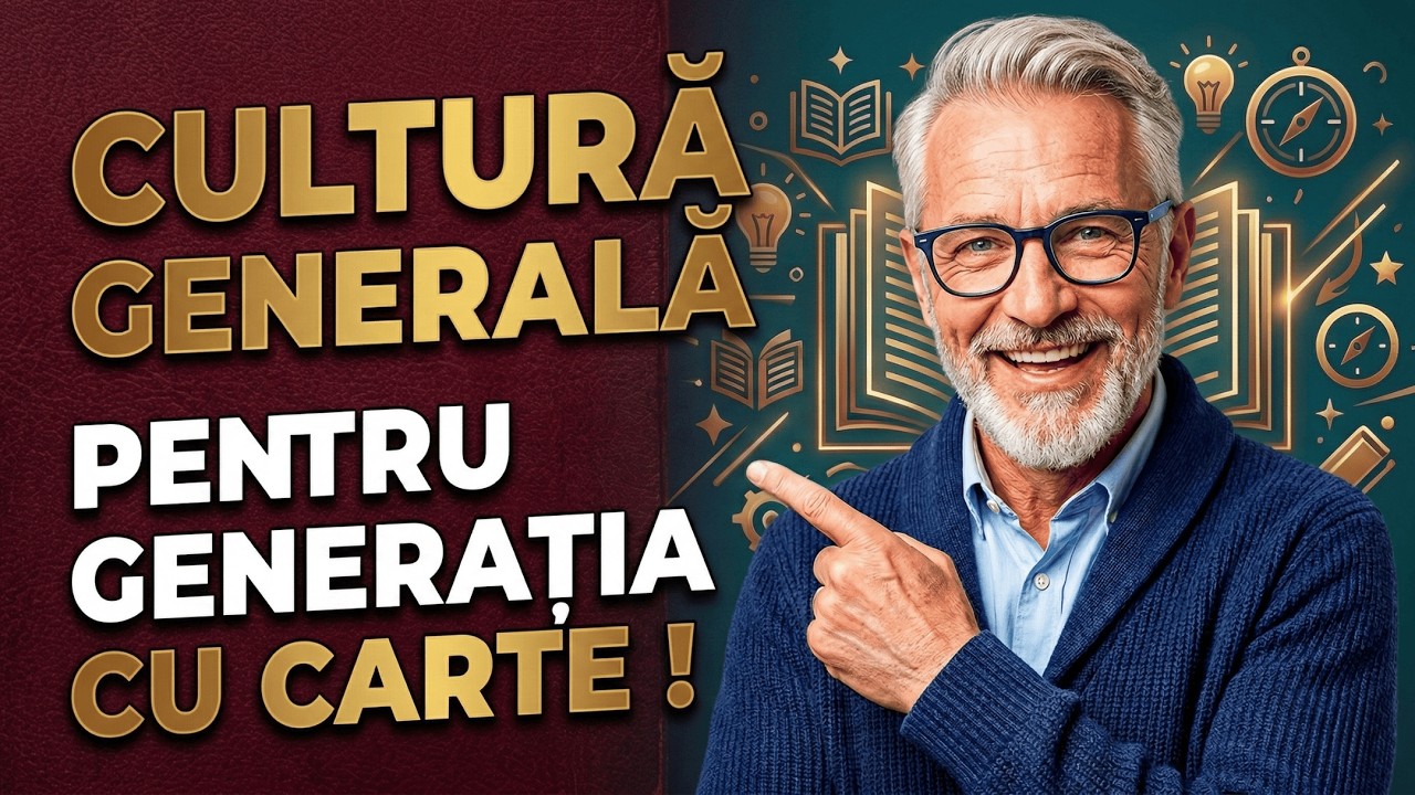 Test de Cultură Generală - 50 de Întrebări Pentru Generația cu Școală!