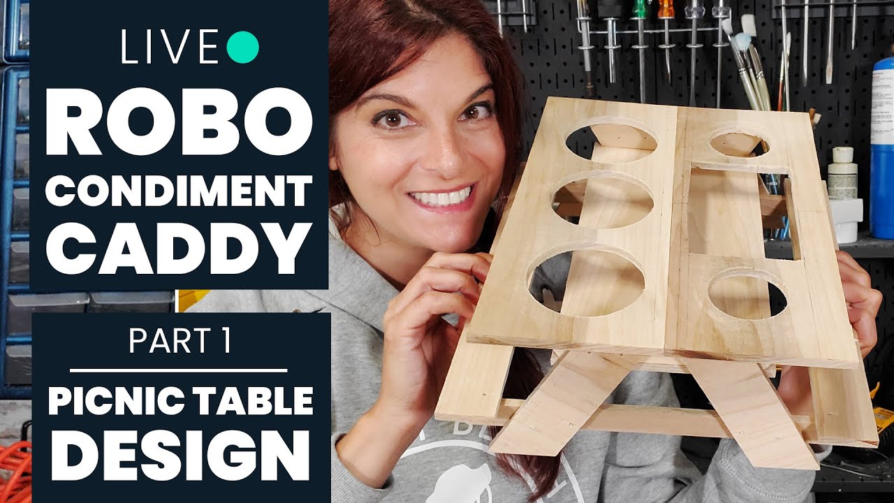 Build a Condiment Caddy out of Wood | Ep. 1 Robo-Condiment Caddy