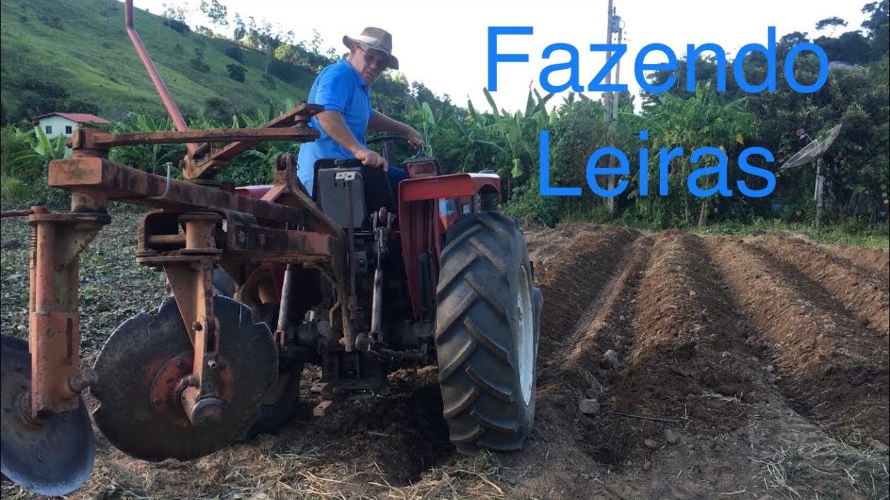 Arado reversível Du Pedro (fazendo leiras pra minha horta)
