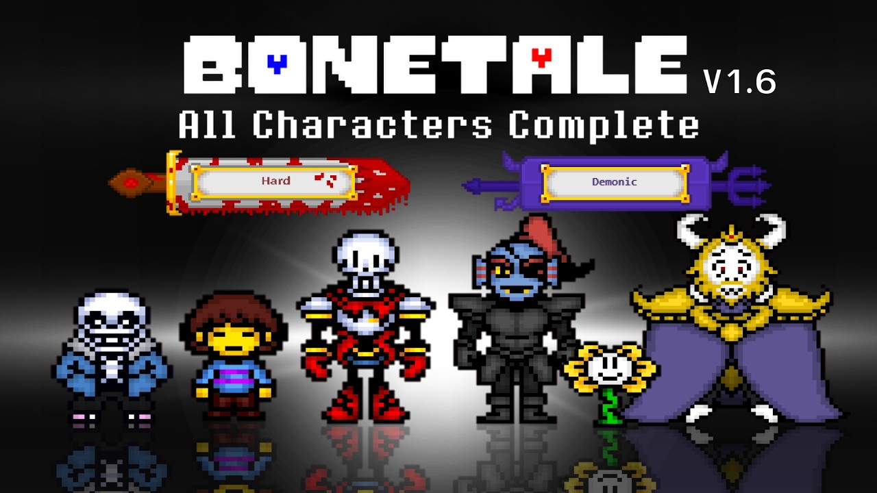 Bonetale Guide All Characters Complete | Bonetale 1.6
