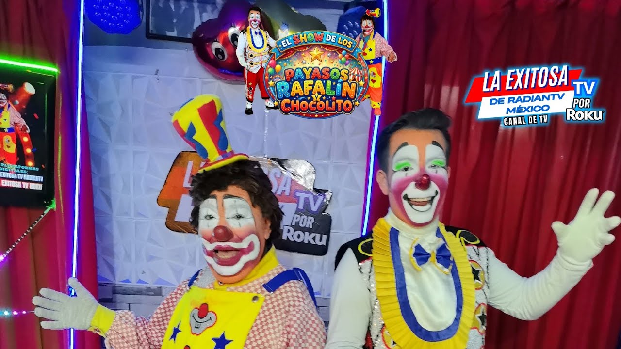 GRAN REGRESO EL SHOW DE LOS PAYASOS RAFALIN Y CHOCOLITO En vivo desde La Exitosa TV 07-03-26