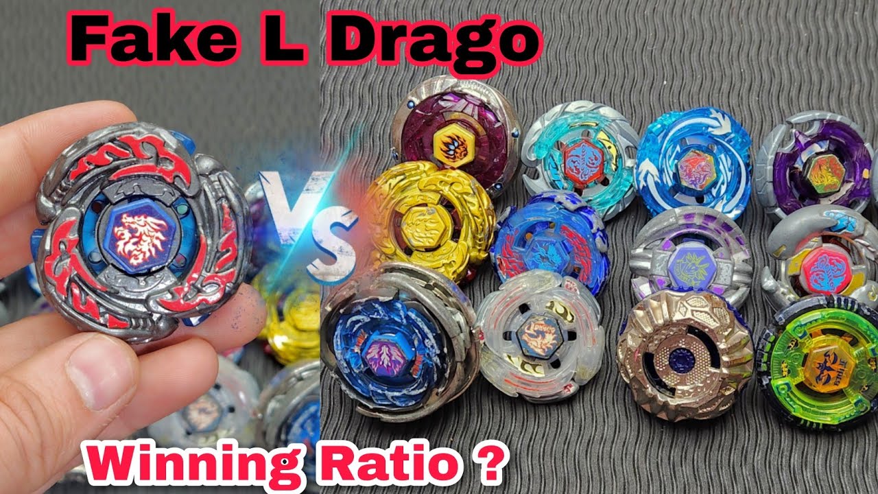 Fake L Drago Destructor Vs Metal Beyblade Fight | Worst Fake Ever