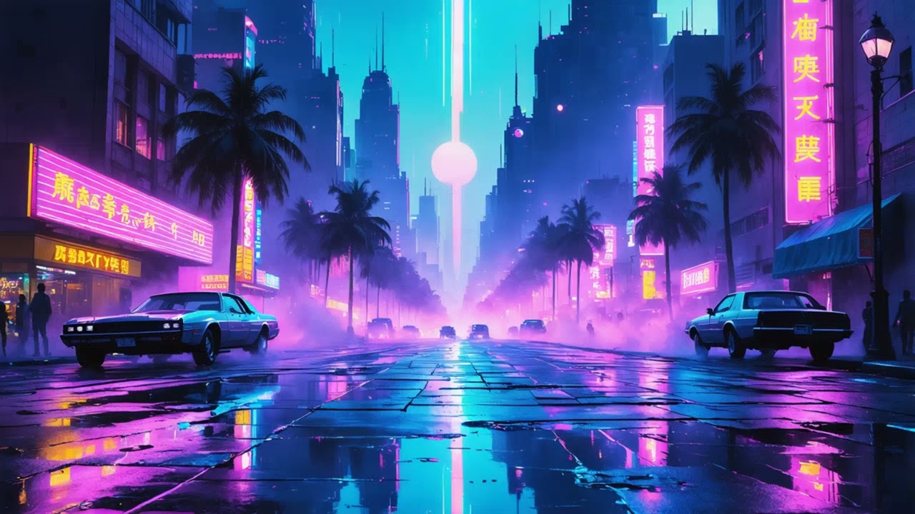 Neon Dreams 🌌 | 1 Hour of Chill 80s Synthwave Music
