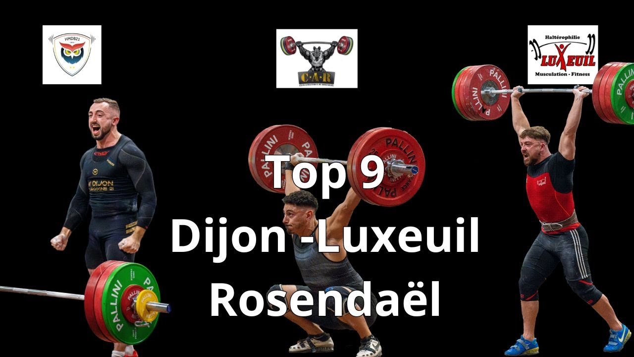 Haltérophilie Journée 2 2023/2024  TOP 9 - Dijon HMDB 21 - Luxeuil Les Bain - C.A.R. Rosendaël