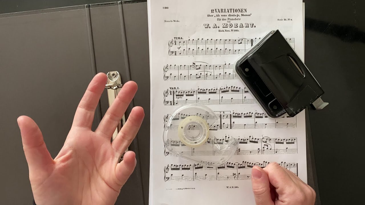 Organising Sheet Music - for Pianists and Singers - get the accompanist on your side from the start!
