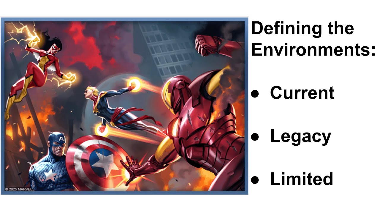 Details of the Current, Legacy, and Limited Environments for Marvel Champions