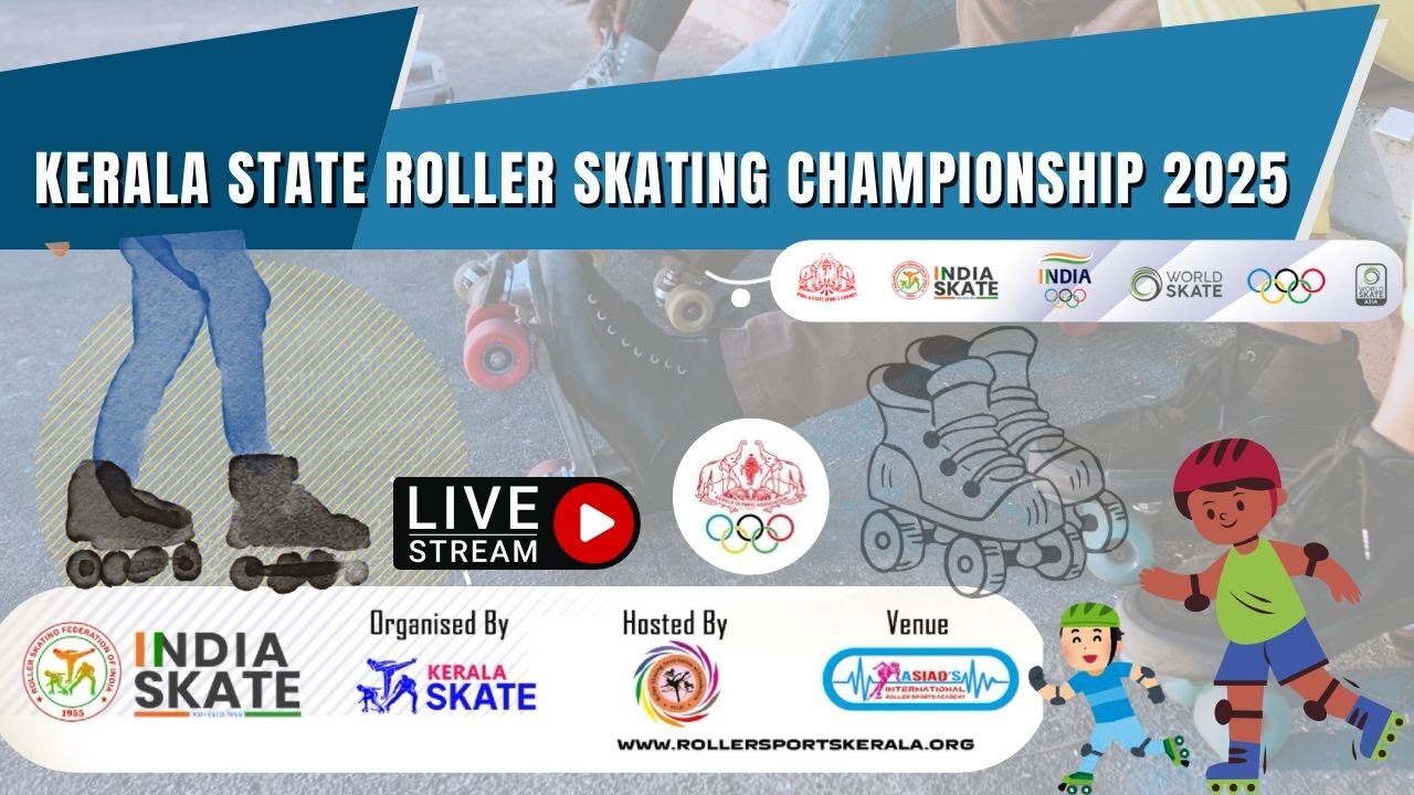 LIVE | DAY 3 | KERALA STATE ROLLER SKATING CHAMPIONSHIP 2025 | AISSA, Perumbavoor