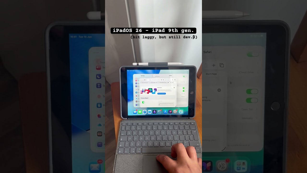 iPadOS 26 on older iPad (9th gen) #ipad #ipados #apple #beta