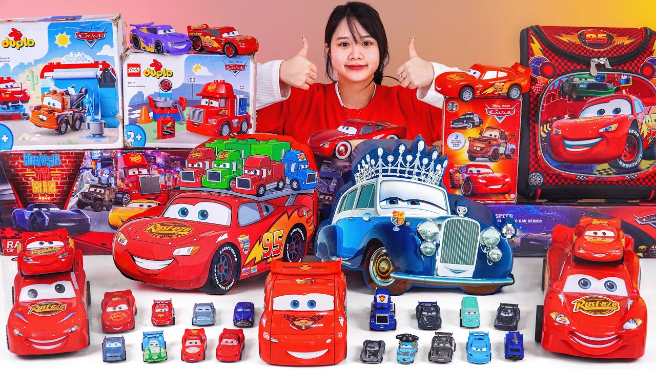 Disney Pixar Cars Unboxing Review | Lightning Mcqueen, Tow Mater, Doc Hudson, Sally Carrera, Cruz