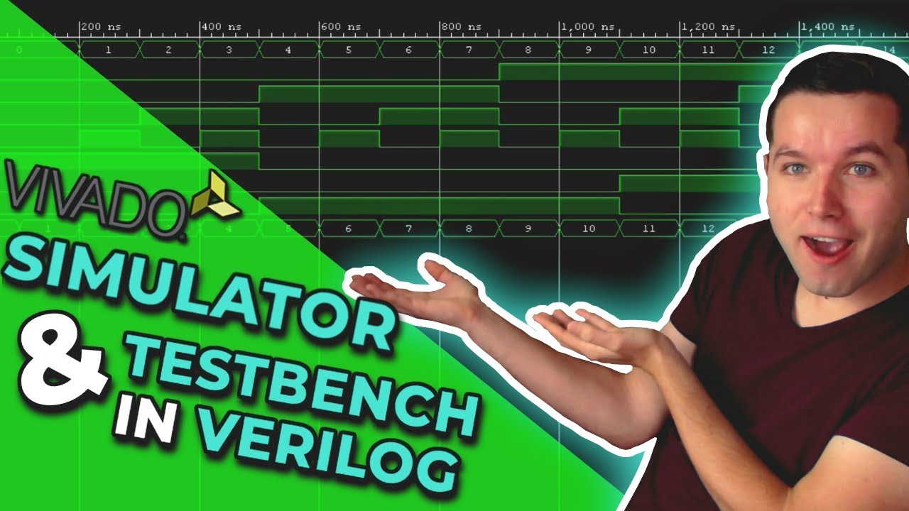 Симулятор и испытательный стенд Vivado на Verilog | Учебные пособия по программированию ПЛИС Xilinx