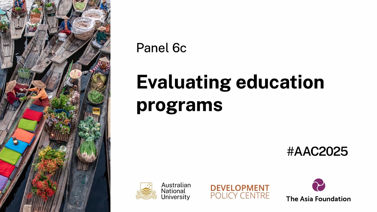 AAC2025 Panel 6c – Evaluating education programs