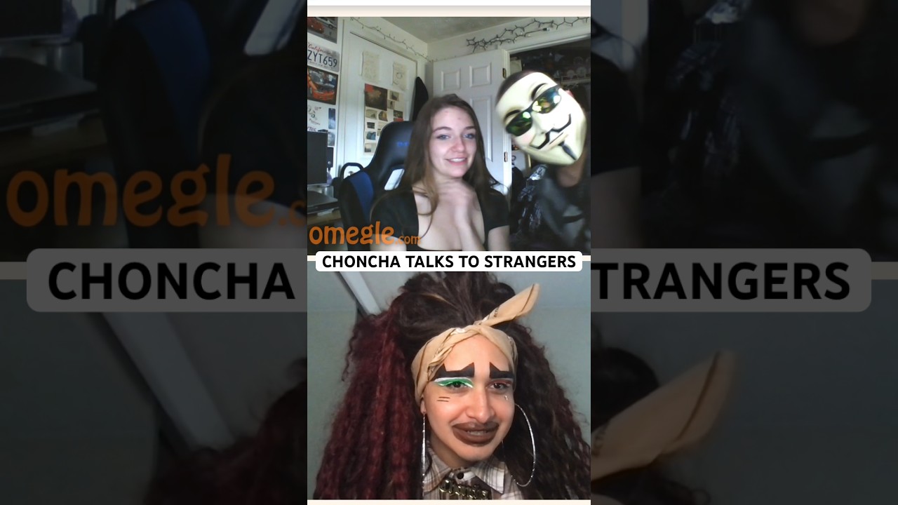Choncha Talks to Strangers on Omegle 😂 Comment your favorite part! #shorts #omegle