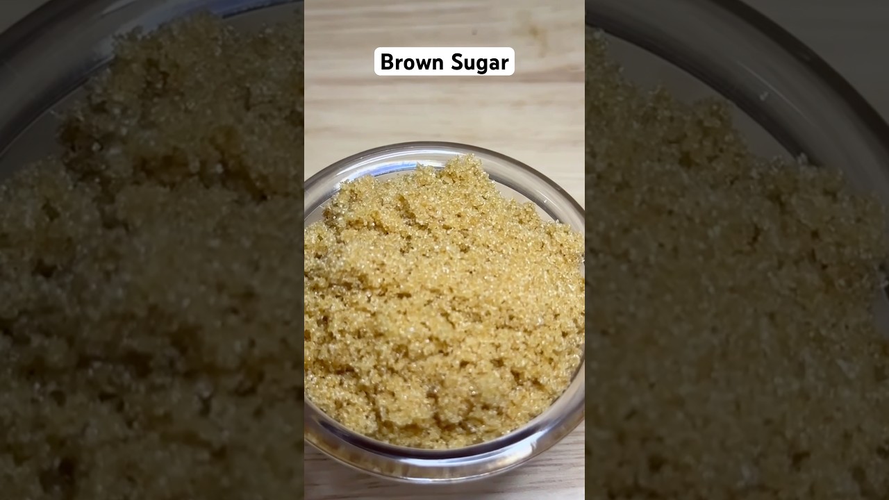 Easy homemade brown sugar! #shorts #easyrecipe #brownsugar #homemade #pantrystaples #baking