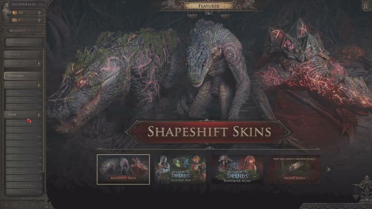 Path of Exile 2 The Last of the Druids Mystery Box Bundle Part 9