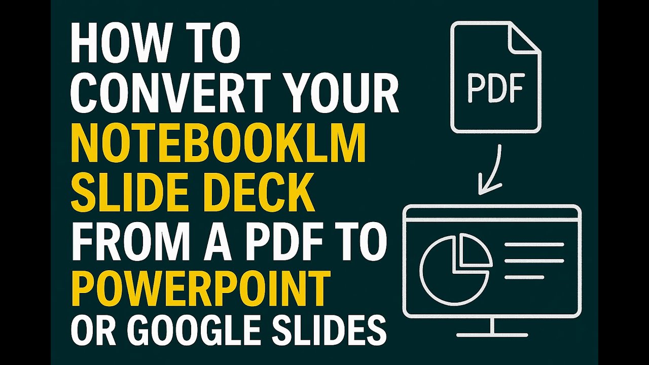 Как преобразовать презентацию NotebookLM из PDF-файла в редактируемый формат PowerPoint или Googl...