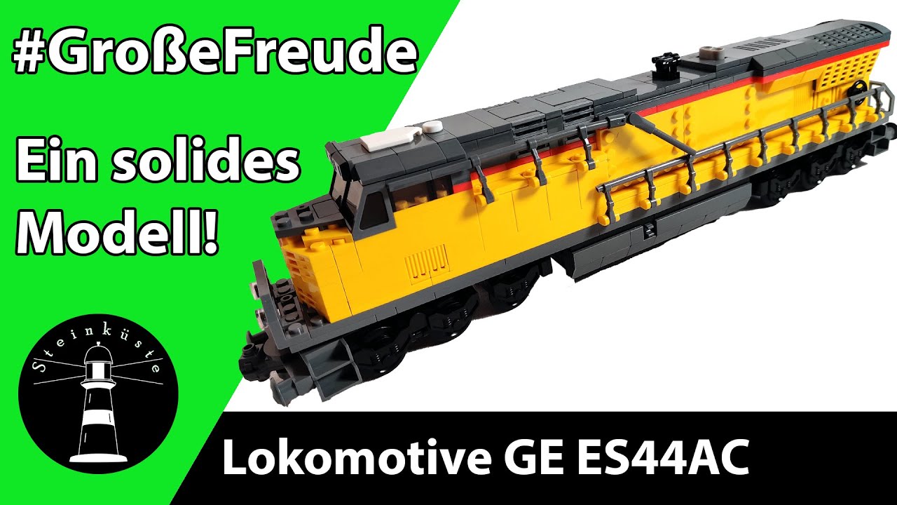 Endlich mal gut - BlueBrixx 101048 GE ES44AC - Union Pacific? Diesellok Güterzug