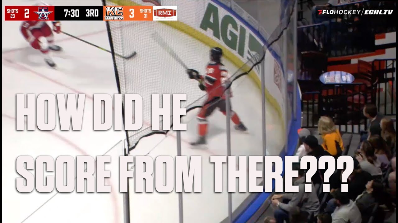 A.J. Vanderbeck Scores Game-Winning Goal From Impossible Angle For Kansas City Mavericks