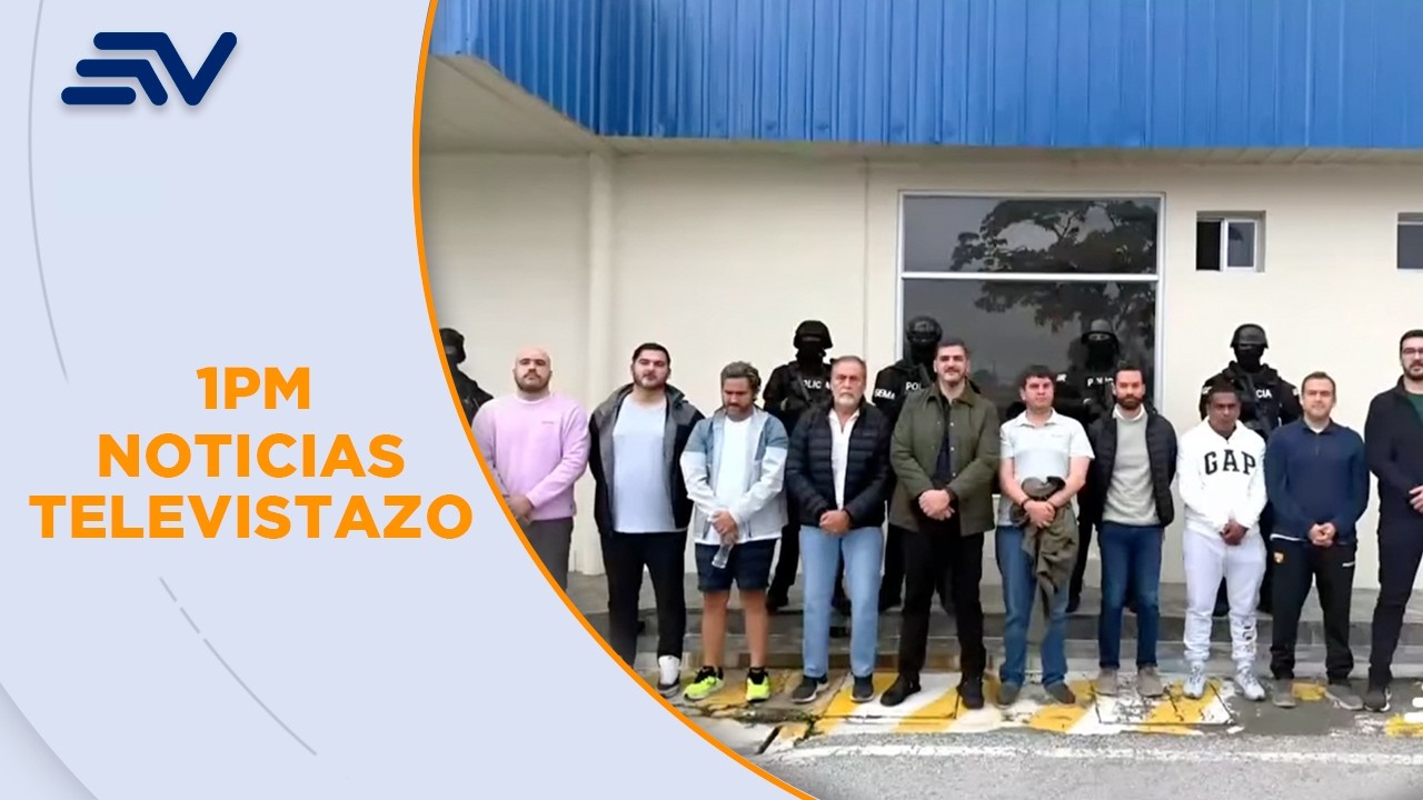 Fiscalía y policía detienen a 11 personas incluido el Alcalde de Guayaquil| Televistazo | Ecuavisa