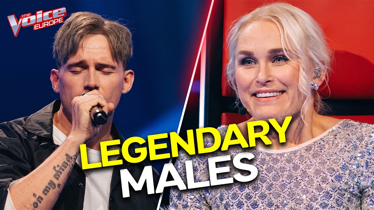 Top 10 LEGENDARY Male Singers&rsquo; Blind Auditions in The Voice History!