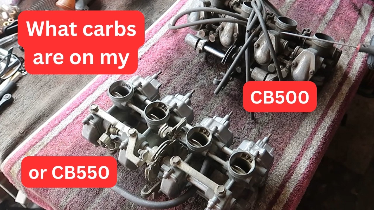 What carbs are on my Honda CB500 /CB550 4 from the seventies #Motorcycle Restoration