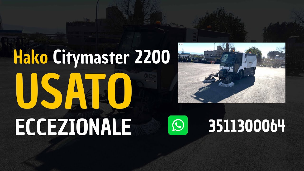 Spazzatrice Hako Citymaster 2200