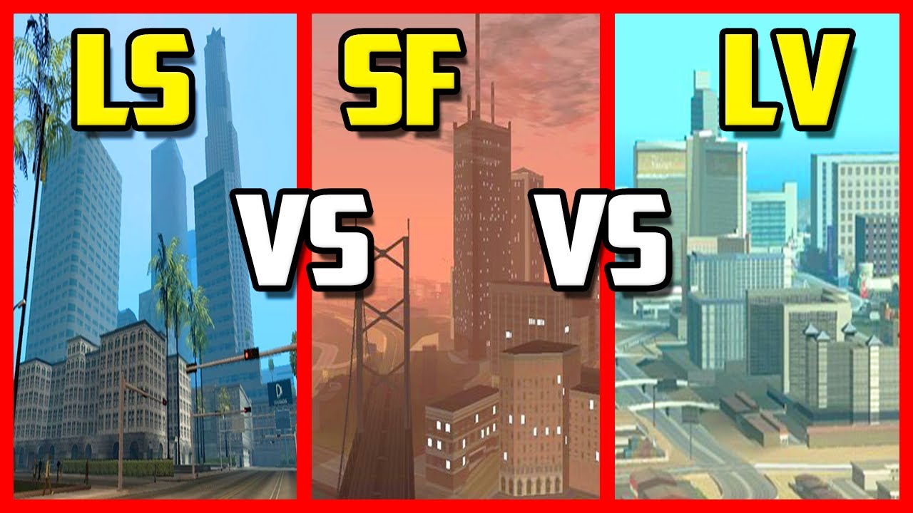 КАКОЙ ГОРОД В GTA SAN ANDREAS САМЫЙ ЛУЧШИЙ | ЛОС-САНТОС VS САН-ФИЕРРО VS ЛАС-ВЕНТУРАС