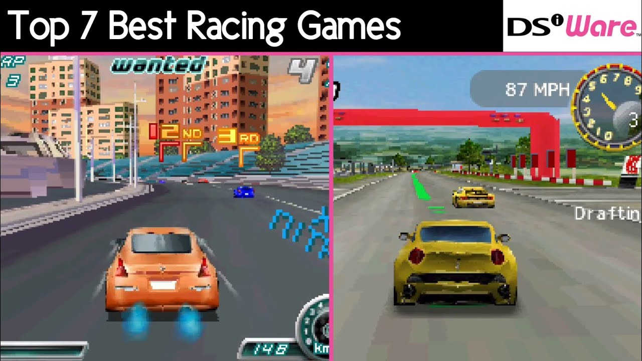 Top 7 Best Racing Games for DSiWare [MelonDS]