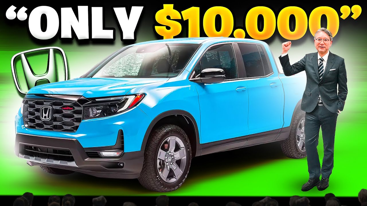 Honda's NEW $10,000 Pickup Truck is FINALLY Hitting The Market In 2025!