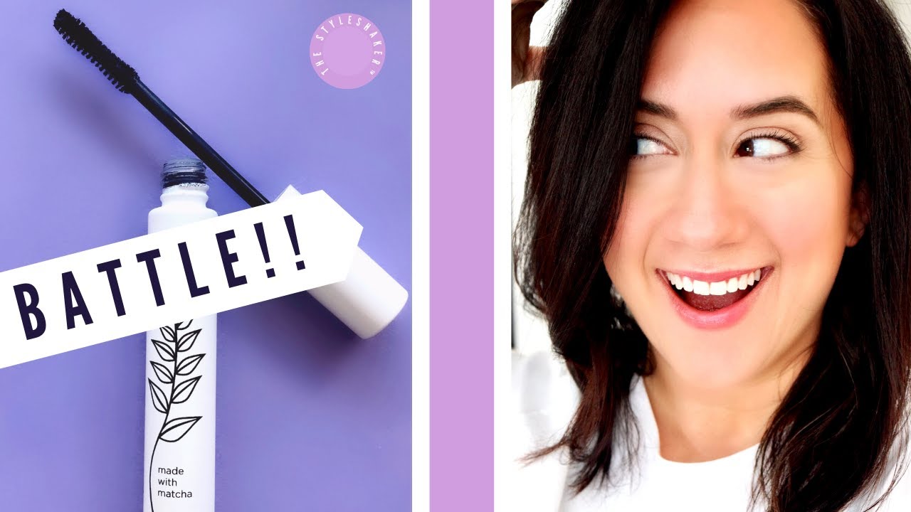And the BEST MASCARA Is? INIKA Curvy Lash vs Erin's Faces Matcha | Green Beauty Battle