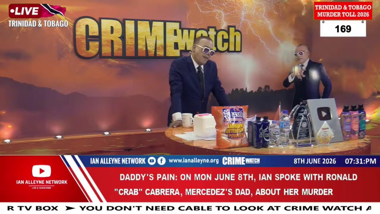 RE-BROADCAST- MONDAY 8TH JUNE 2026 - CRIME WATCH LIVE