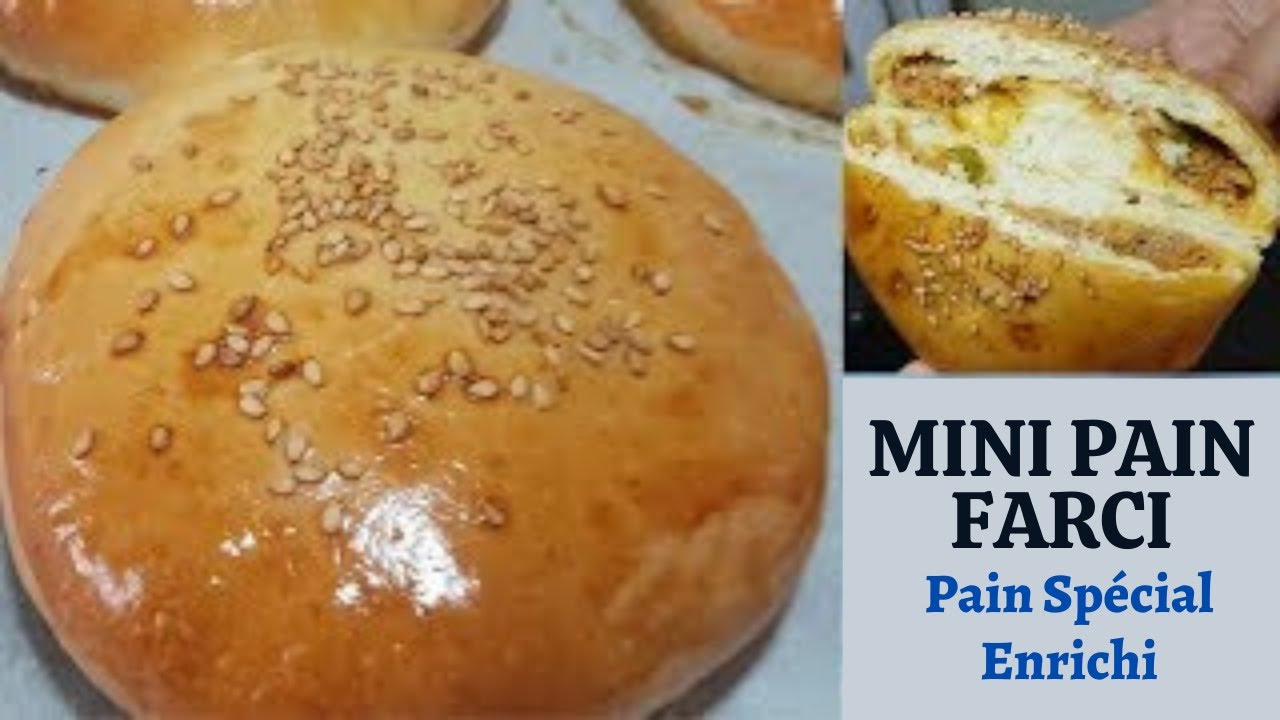 MINI PAIN FARCI – Pain spécial enrichi en légumes et viande hachée