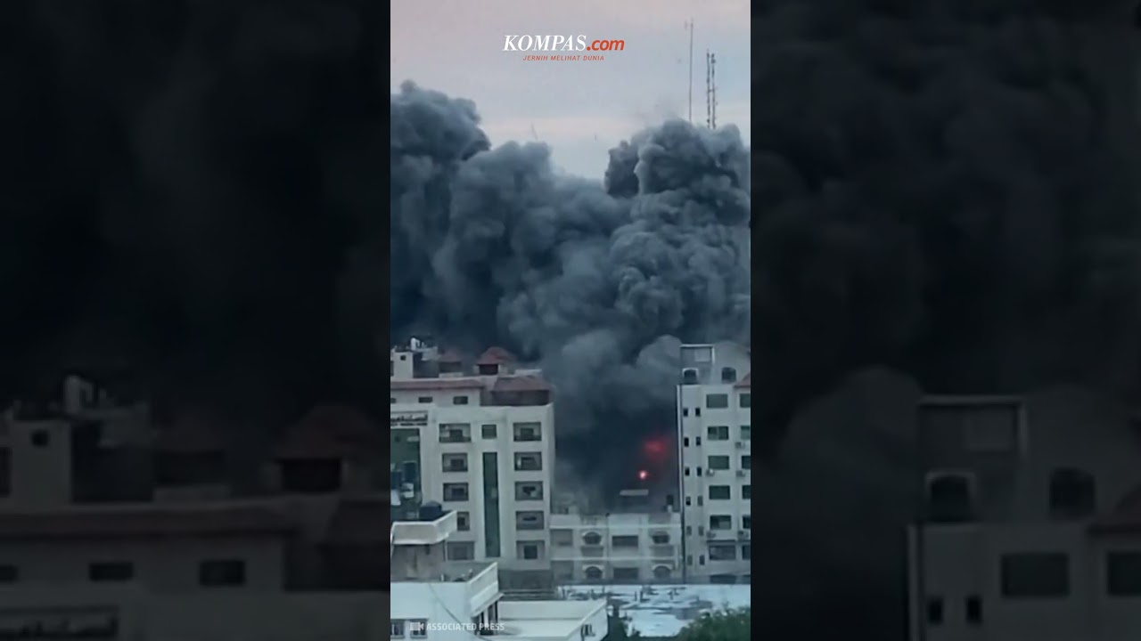Mencekamnya Kota Gaza, Dihujani Serangan Udara Israel