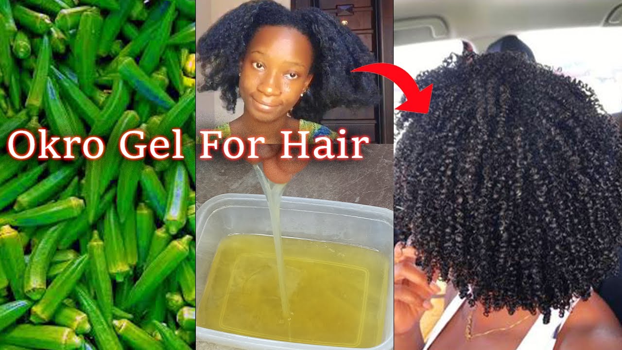 How To Make Okra Gel for Hair Growth Conditioning Detangling and Styling | DIY Okra Gel