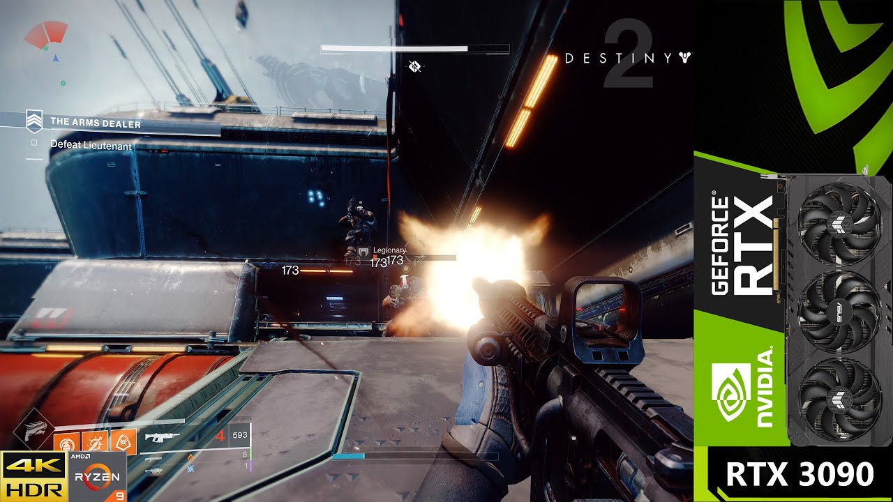Destiny 2 Highest Settings 4K | HDR | RTX 3090 | Ryzen 3950X OC