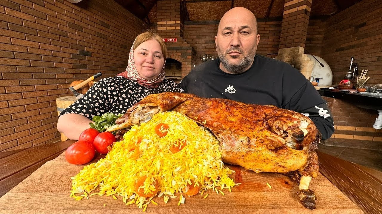 Древний Рецепт в Современном Мире! - Ягнёнок с Рисом, Запечённый в Самодельной Печи