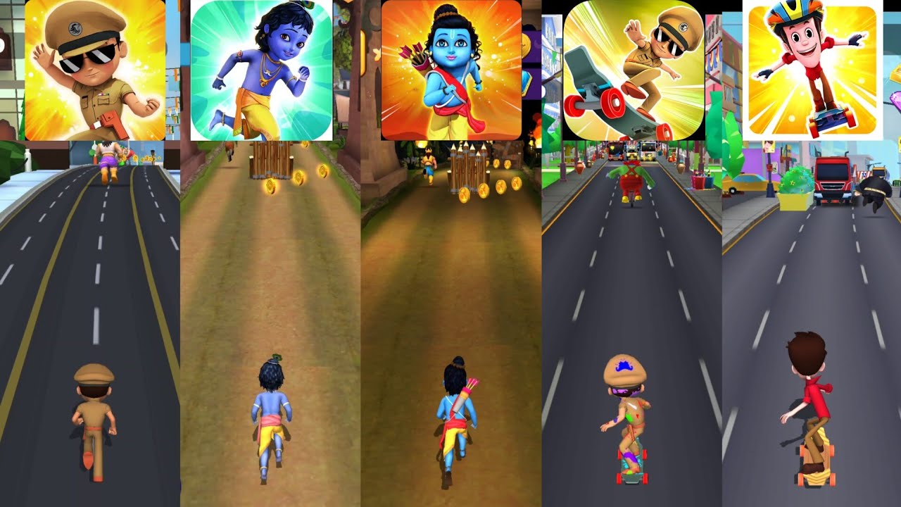 Little Singham 🆚 Little Krishna 🆚 Little Ram 🆚 Little Singham Super Skater 🆚 Smaashhing Simmba