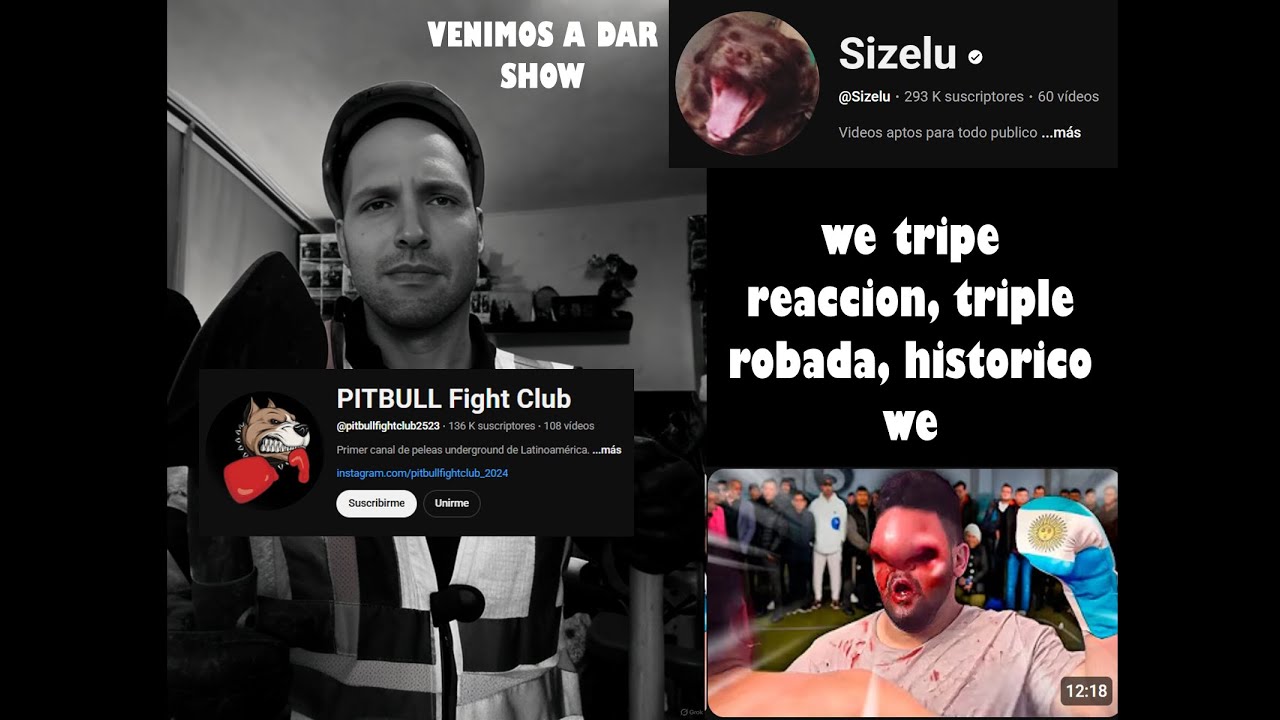 Guibel Reacciona aL CLUB DE LA PELEA ARGENTINO   VENIMOS A DAR SHOW