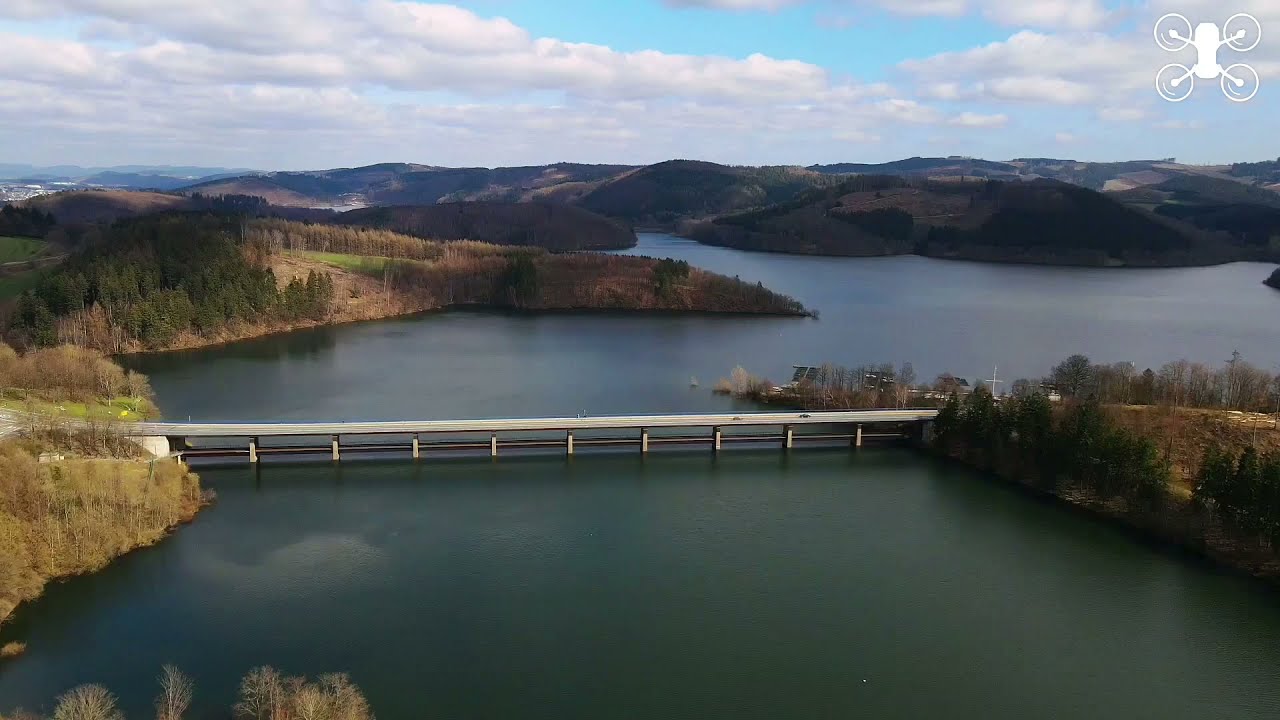 Biggesee lake - Attendorn, Germany | Drone footage from the air