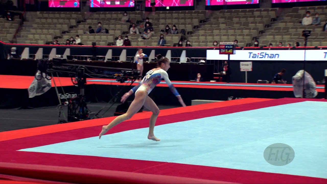 CEPLINSCHI Maria (ROU) - 2021 Artistic Worlds, Kitakyushu (JPN) - Qualifications Floor Exercise
