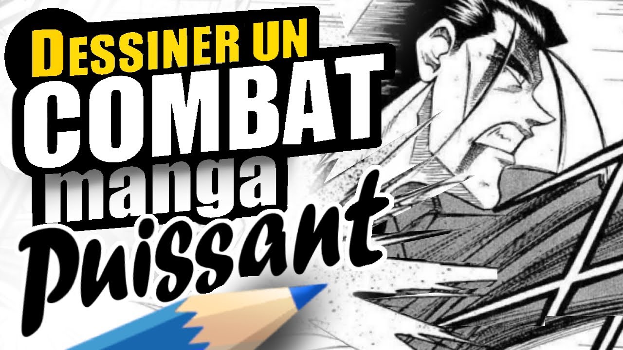 DESSINER un COMBAT MANGA  😱👍 (3 modèles)