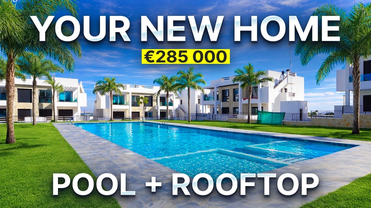 NEW Spain Bungalow with Rooftop Terrace 🇪🇸 Pink Lake & Sea Views €285,000 | Costa Blanca