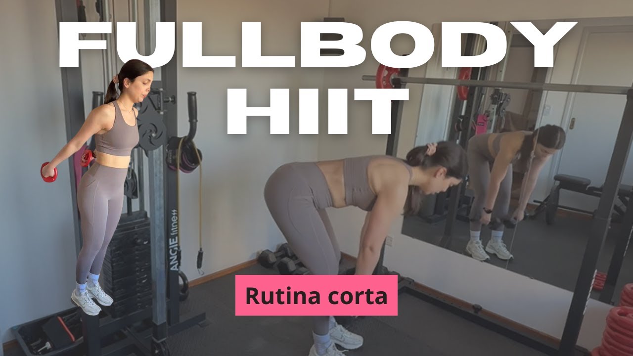 RUTINA HIIT FULLBODY en 15 MIN (intensa y corta)