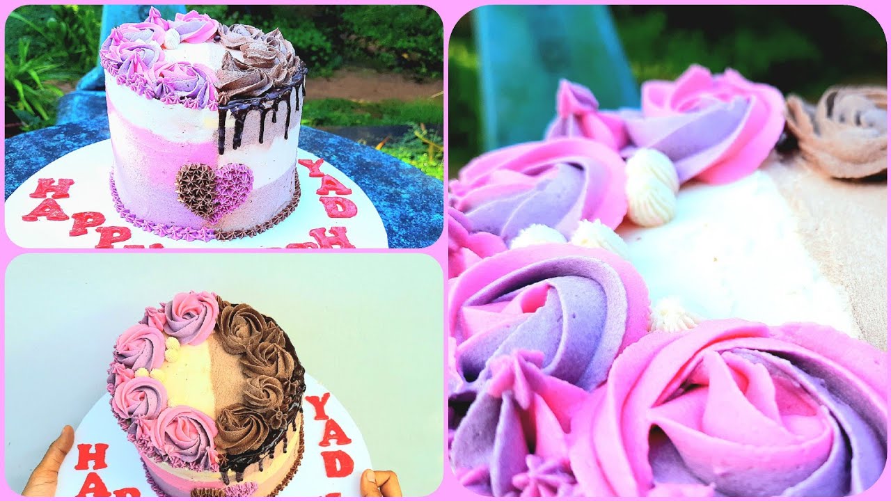 Let's Make Two Colours Cake 