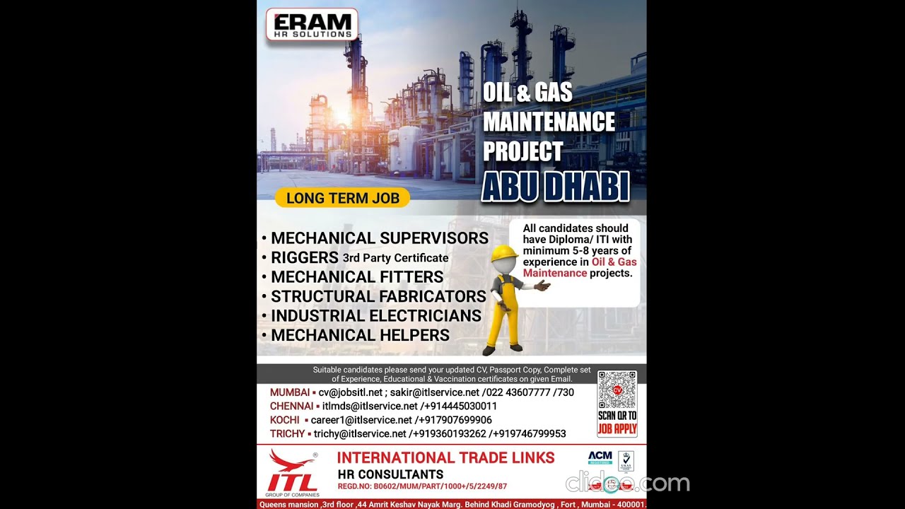 22 December - Abroad Jobs Vacancies This Week From International Trade Links