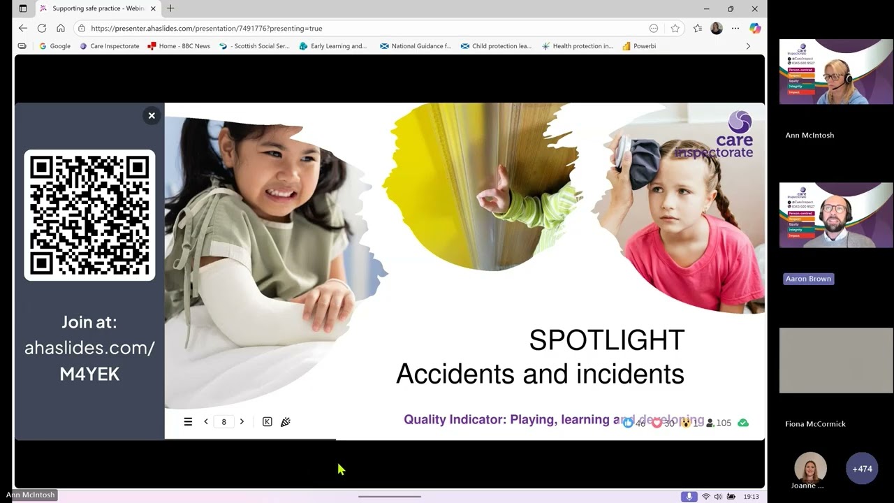 Supporting safe practice webinar