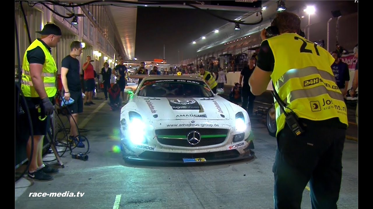 Hankook 24H Dubai 2015 Car Collection Motorsport Review Mercedes SLS AMG GT3