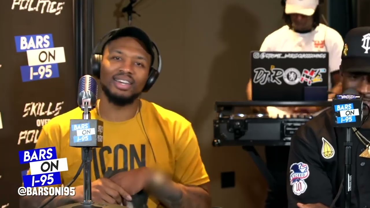 Damian Lillard Freestyle on I-95 | Best Rapper in the NBA