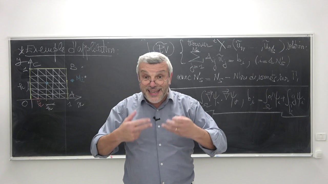 MEF 4 (ANUMEDP 17) - Eléments finis, Exemple d'Approximation P1 par Triangle